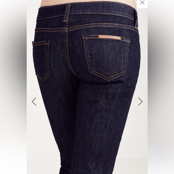 True Religion Carrie Low Rise Dark Blue Flare Jeans - Picture 5 of 16